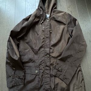 NWT BROWN RAIN JACKET